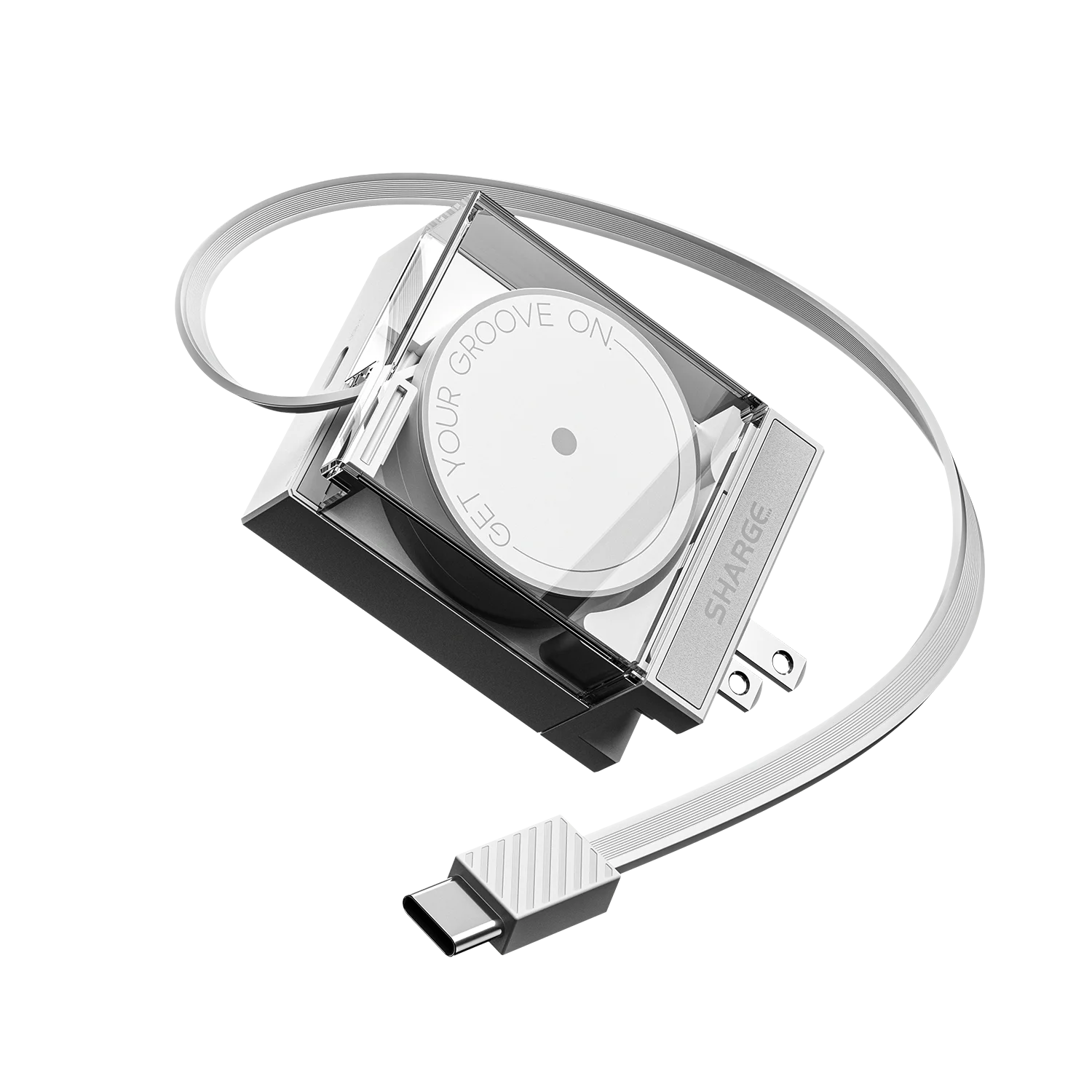 SHARGE Retractable 65W USB C Charger GaN