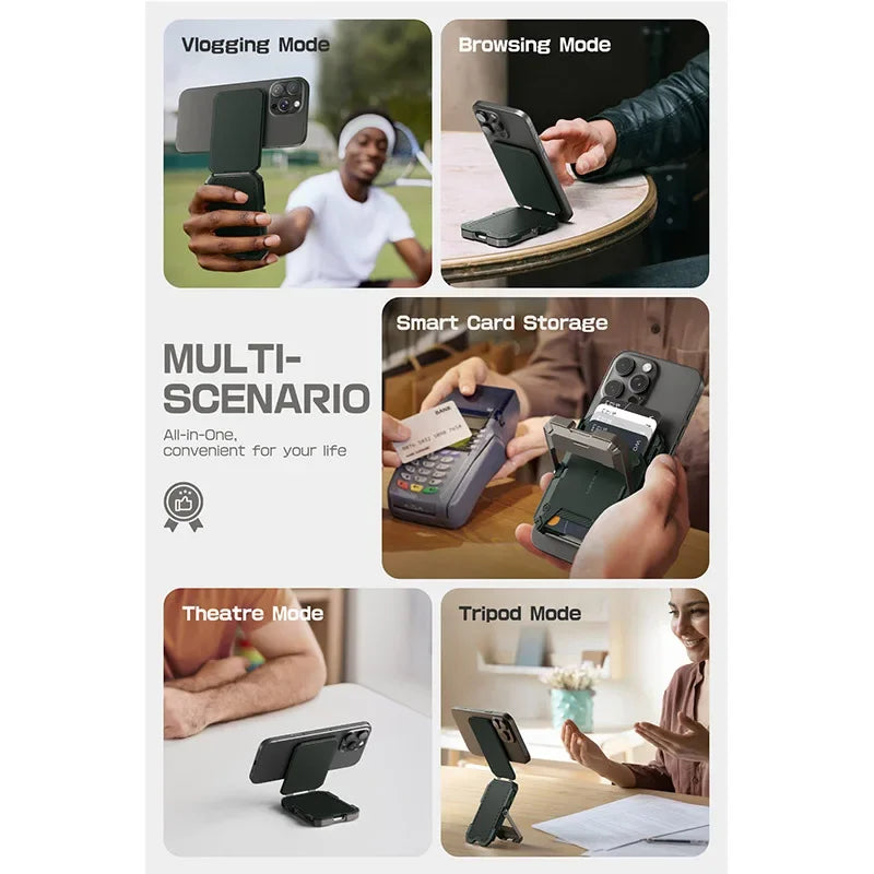 SUPCASE MagSafe Wallet Stand with RFID