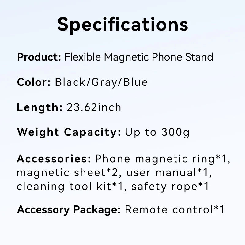 TELESIN Magnetic Flexible iPhone Tripod