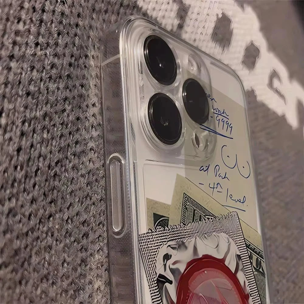 Guilty Treasure iPhone Case | Luxury Money Design with Wax Seal