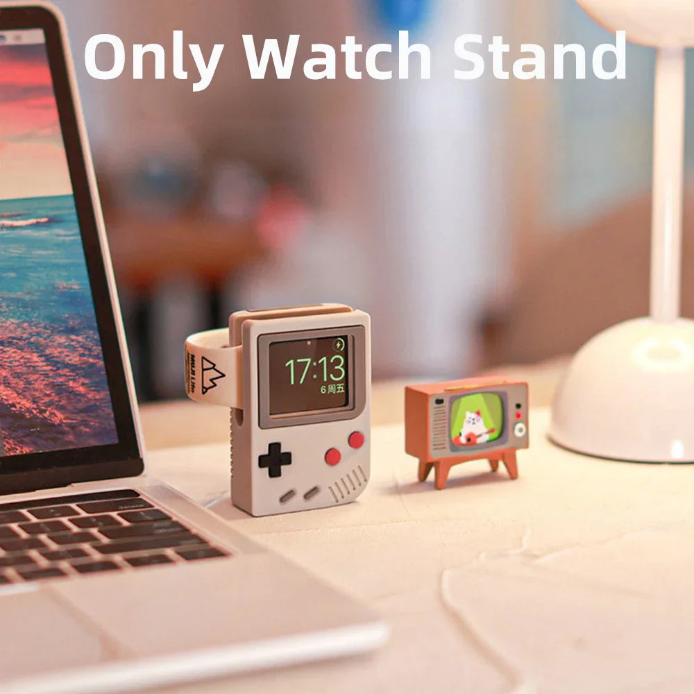Desktop Holder For Apple Watch Charger Stand Retro