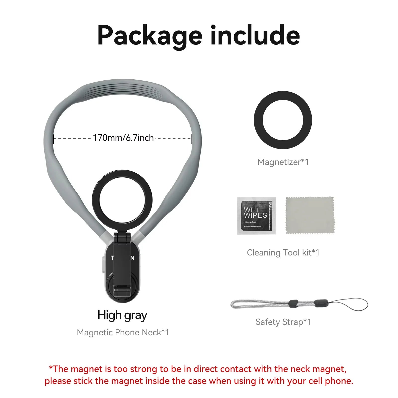TELESIN Magnetic Neck for Iphone