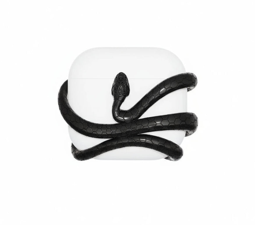 Silver Star AirPods Case Decoration 3D Openwork Design