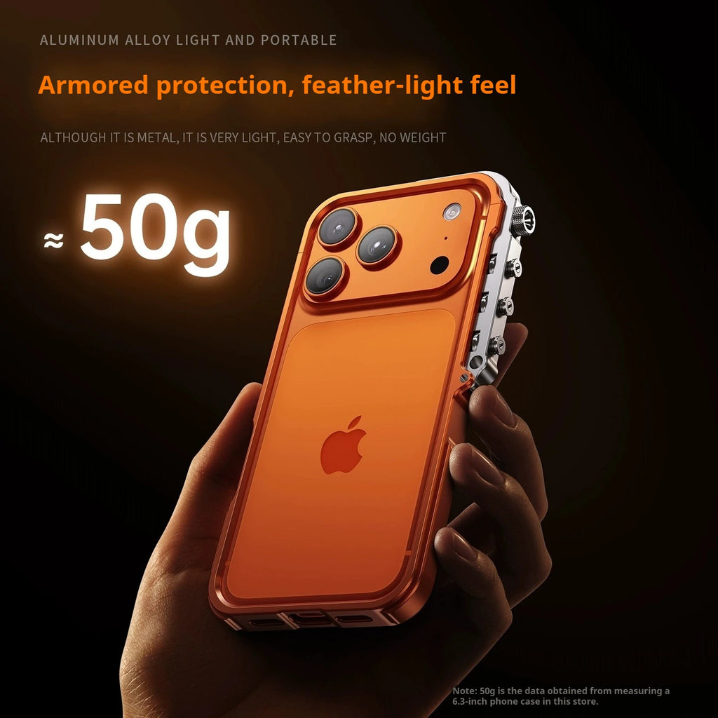 Aluminum Alloy Frame Case for iPhone Cyberpunk