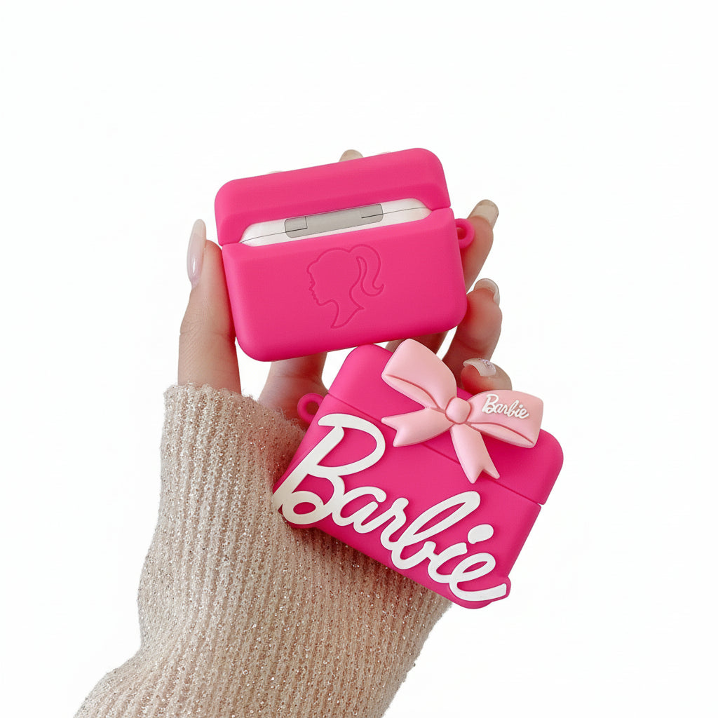3D Barbie AirPods Case Silicone