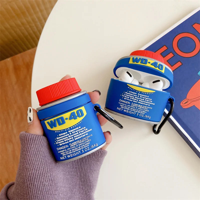 Rust Remover Bottle 3D AirPods Case Silicone