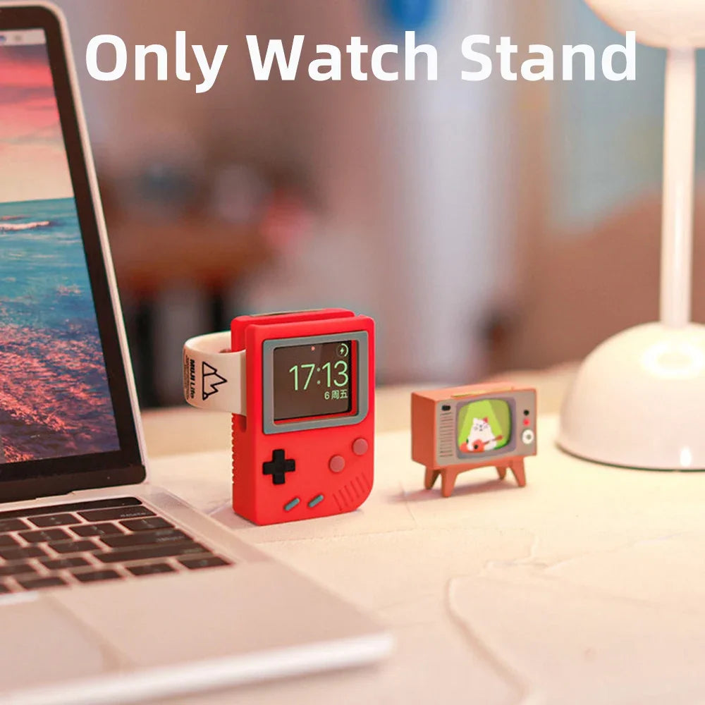 Desktop Holder For Apple Watch Charger Stand Retro