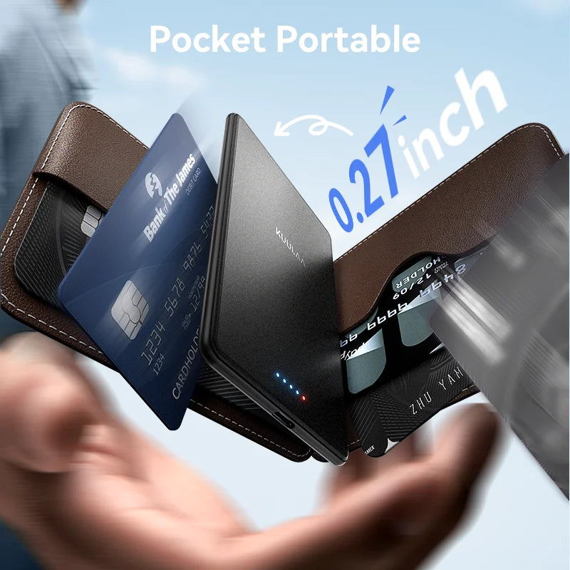 KUULAA Thin Wireless Power Bank 5000mAh 20W Magsafe