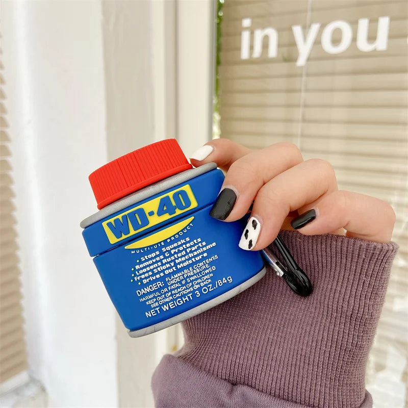 Rust Remover Bottle 3D AirPods Case Silicone