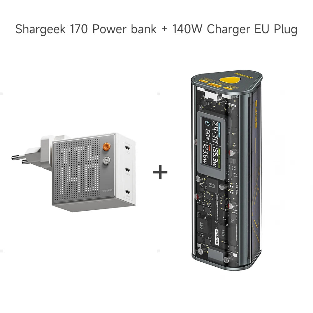 SHARGE 170 Power Bank 170W PD3.1 24000mAh