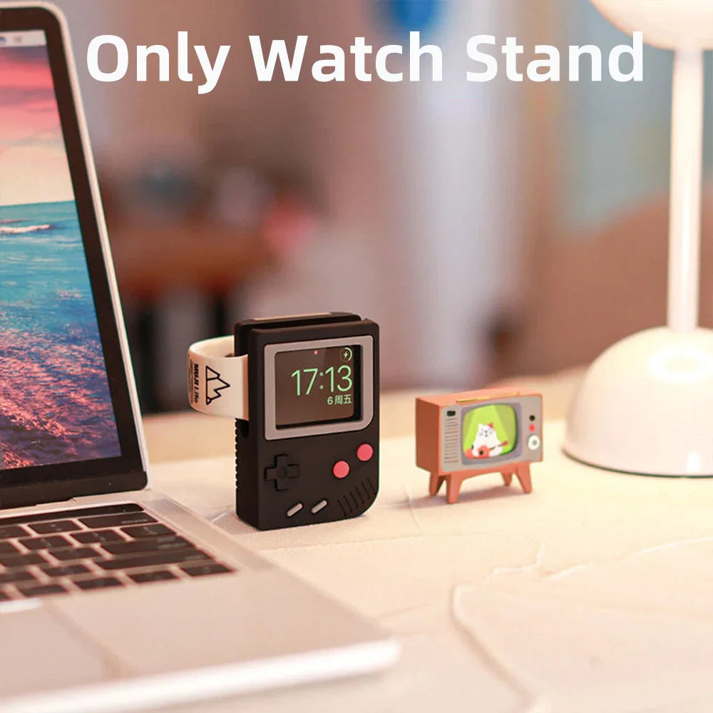 Desktop Holder For Apple Watch Charger Stand Retro