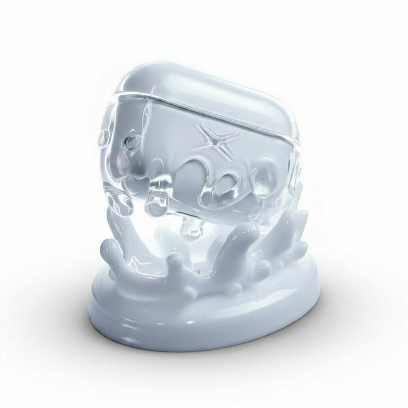 Art Water Droplet AirPods Case Ornament Design Resin