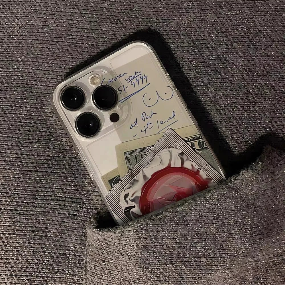 Guilty Treasure iPhone Case | Luxury Money Design with Wax Seal