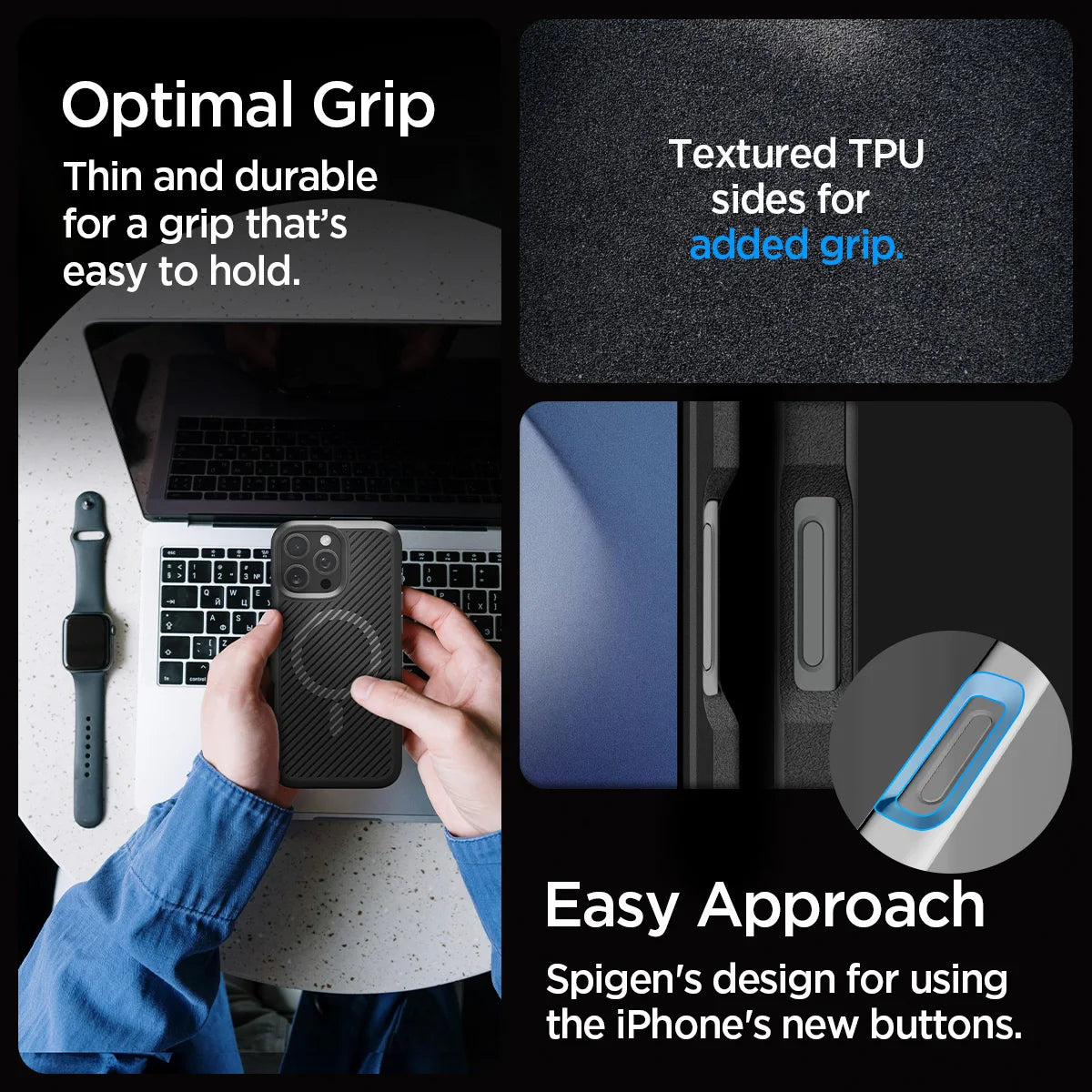 Spigen Core Armor MagFit iPhone Case for iPhone 16 Pro Max/Pro