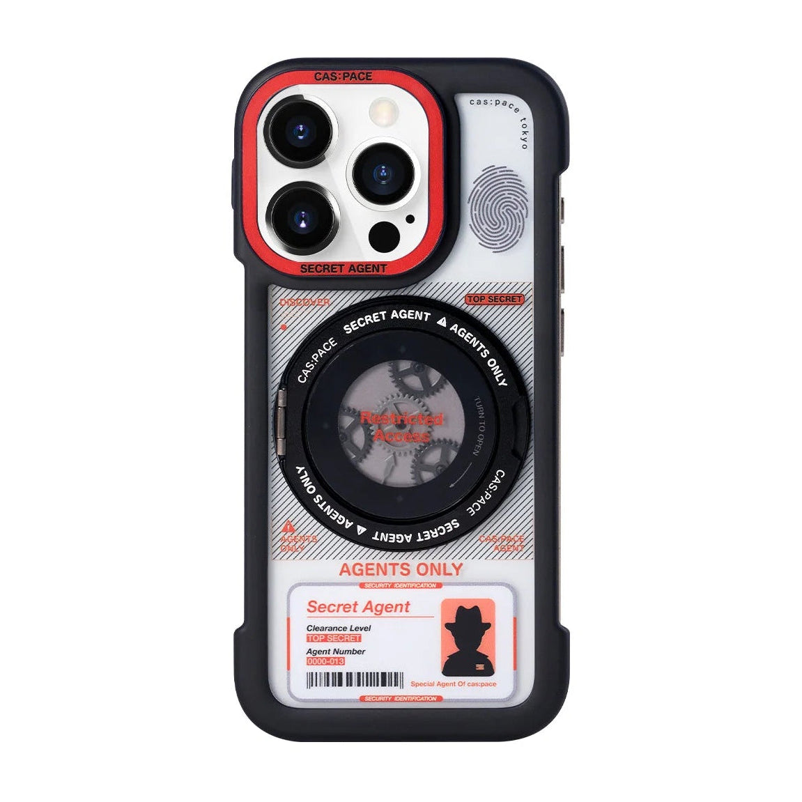 Cas:pace Secret Agent MagSafe iPhone Case | Rotatable Folding Stand