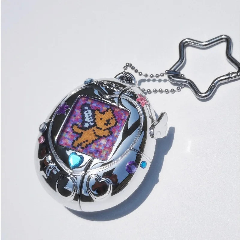 Electronic Pet Cat AirPods Case Interactive Tamagotchi-Style