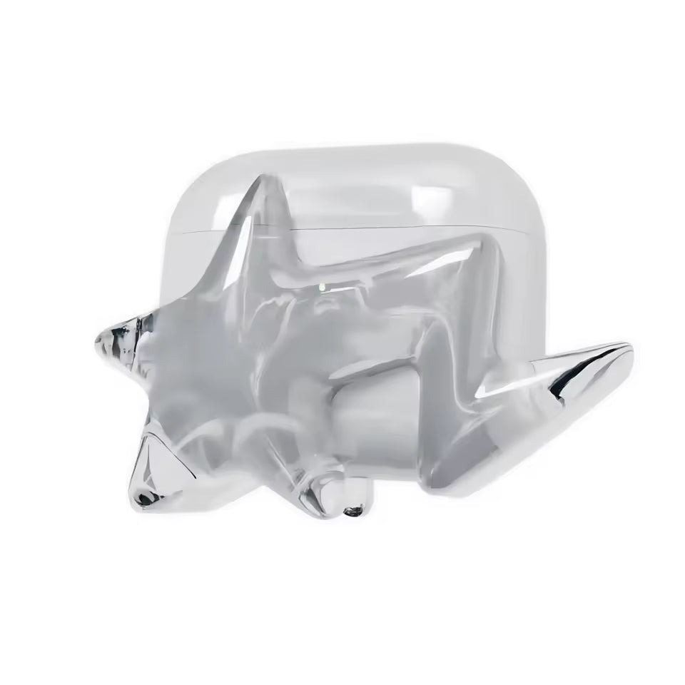 Star Pattern Silicone AirPods Case Design