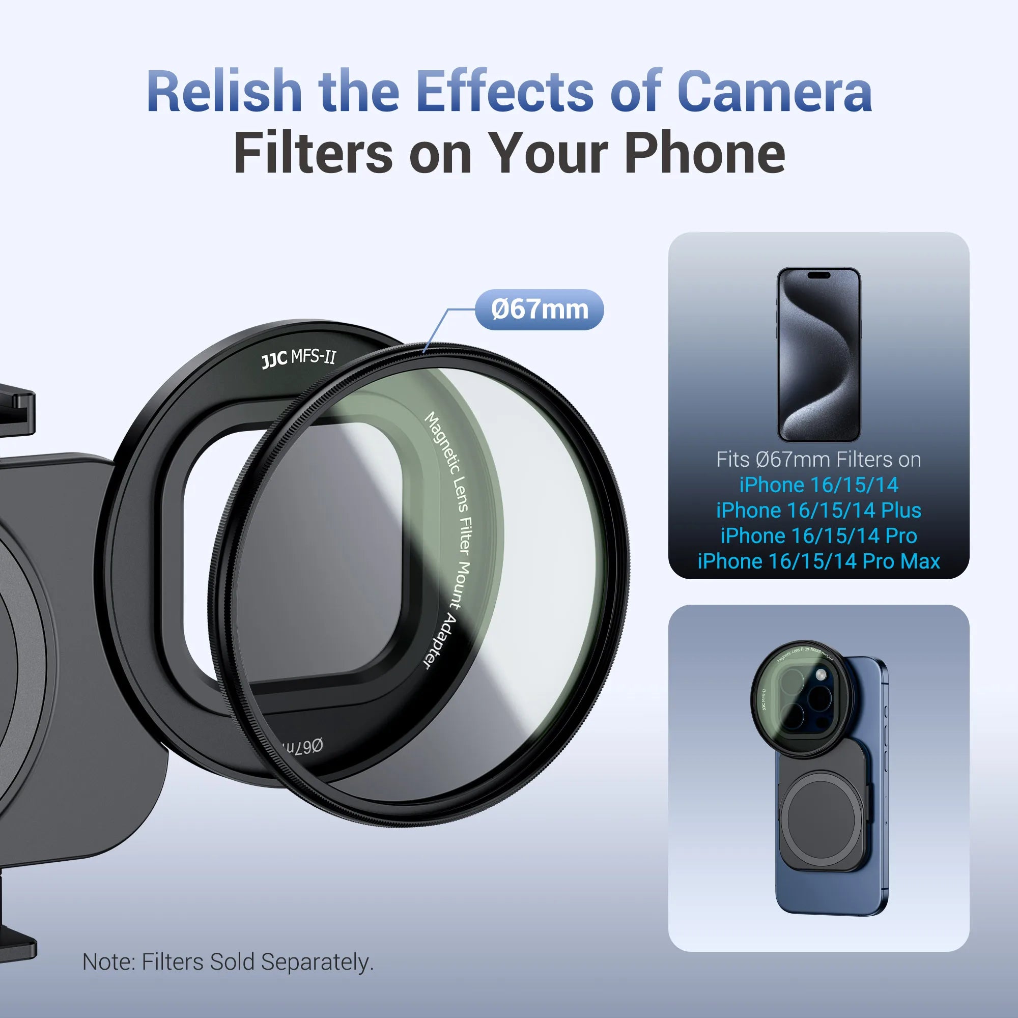 JJC Magnetic Phone Lens Filter