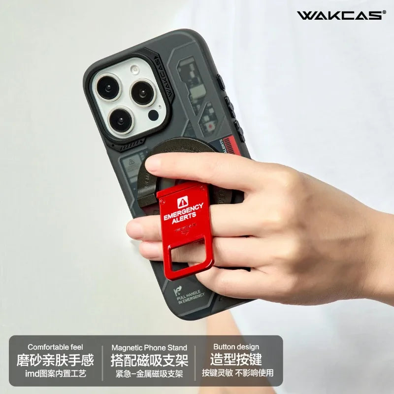 Wakcas Black Emergency Panel iPhone Case