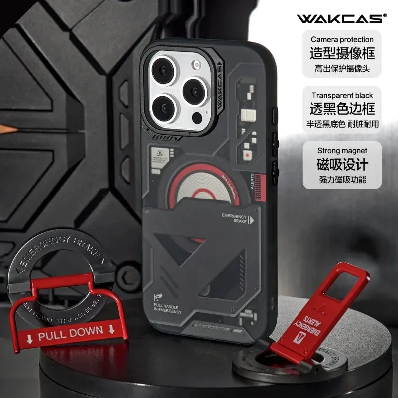 Wakcas Black Emergency Panel iPhone Case