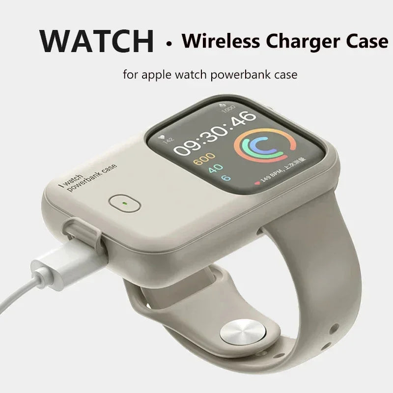 Power Bank Case for Apple Watch Charger 1200mAh