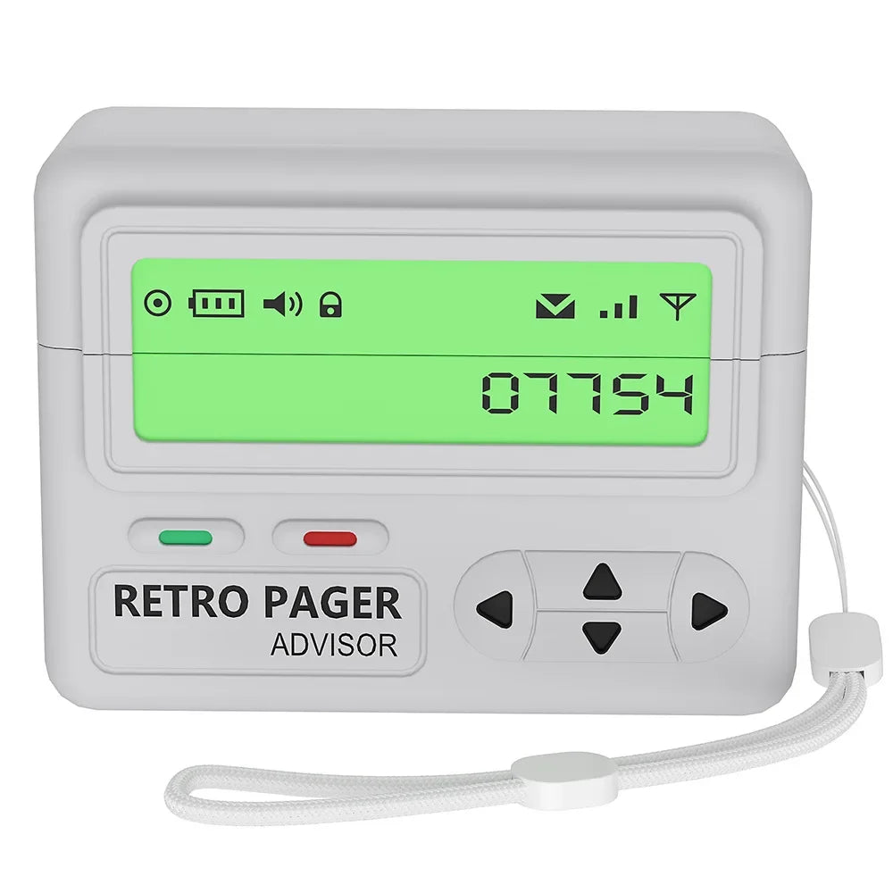 Retro Beeper AirPods Case 90s Pager Design
