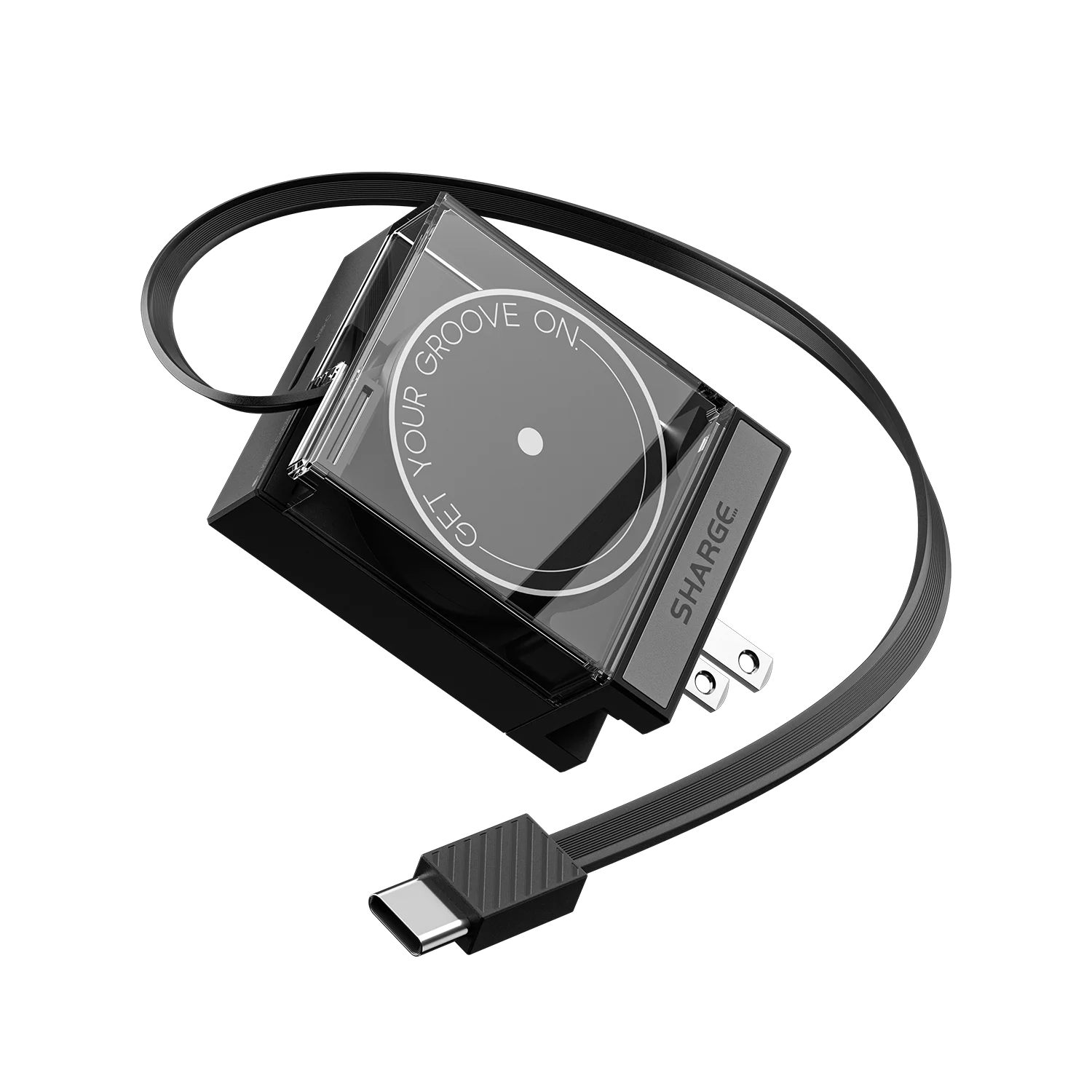 SHARGE Retractable 65W USB C Charger GaN