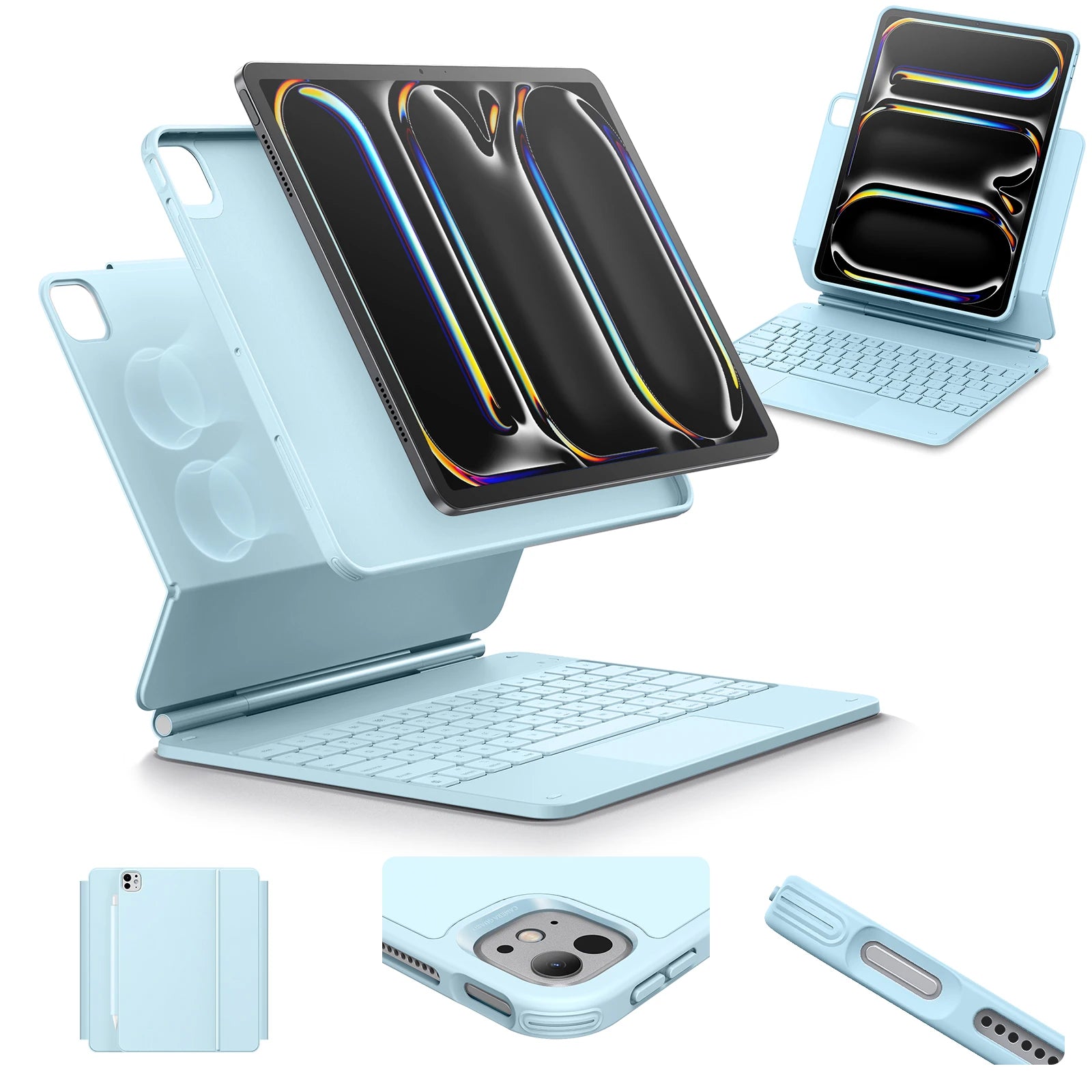 ESR Rebound Magnetic Keyboard Case 360 for iPad