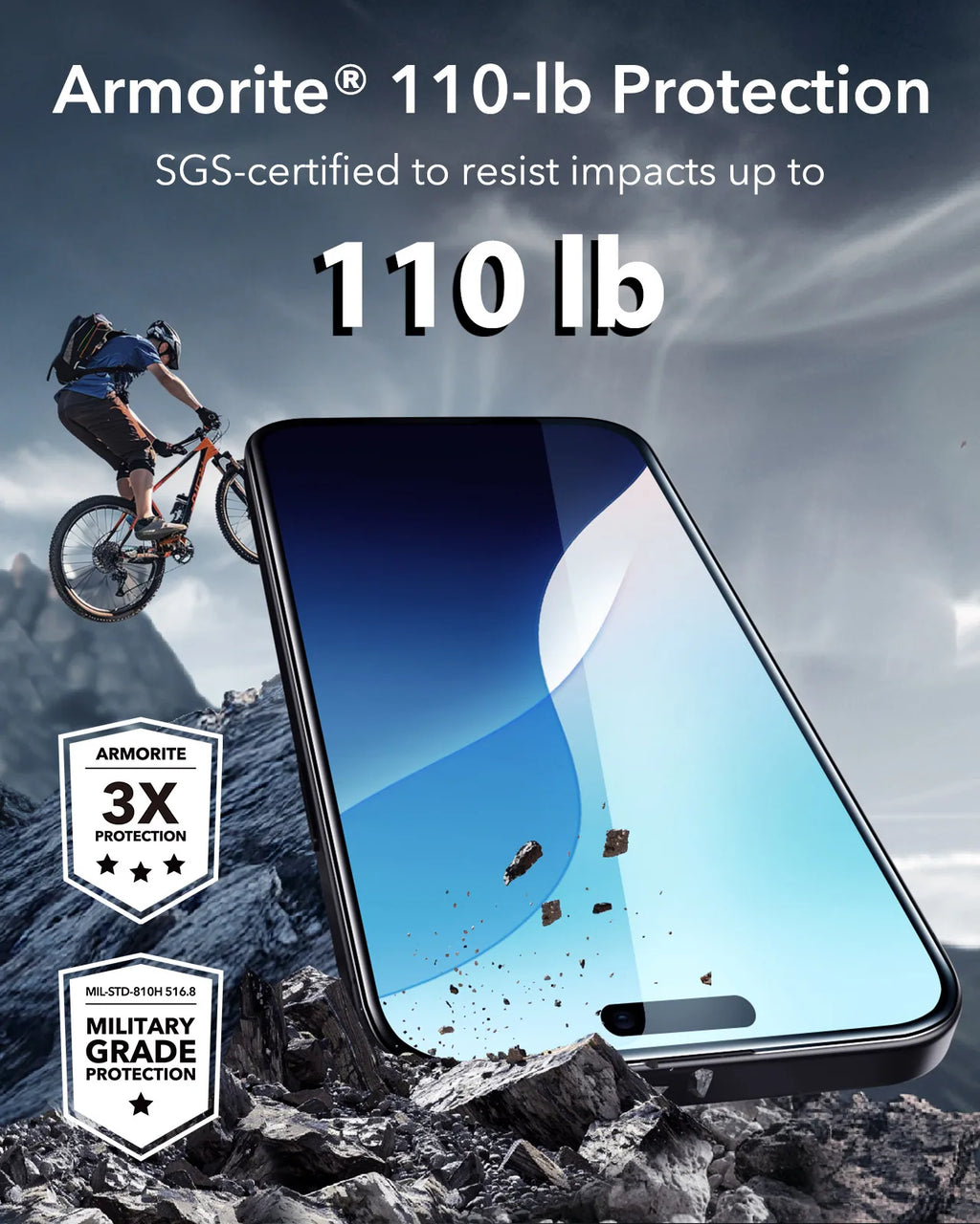 ESR Armored Screen Protector for iPhone