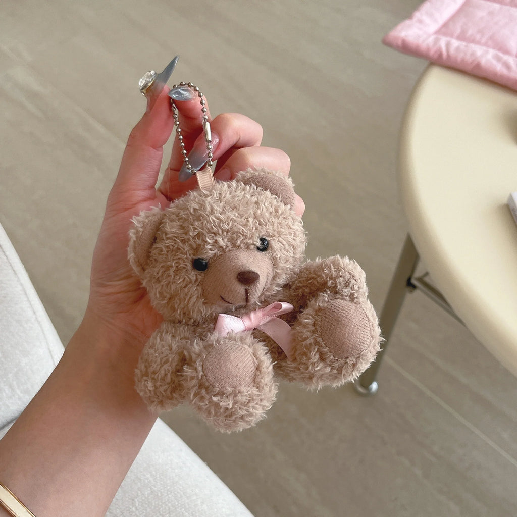 Fluffy Teddy Bear AirPods Case