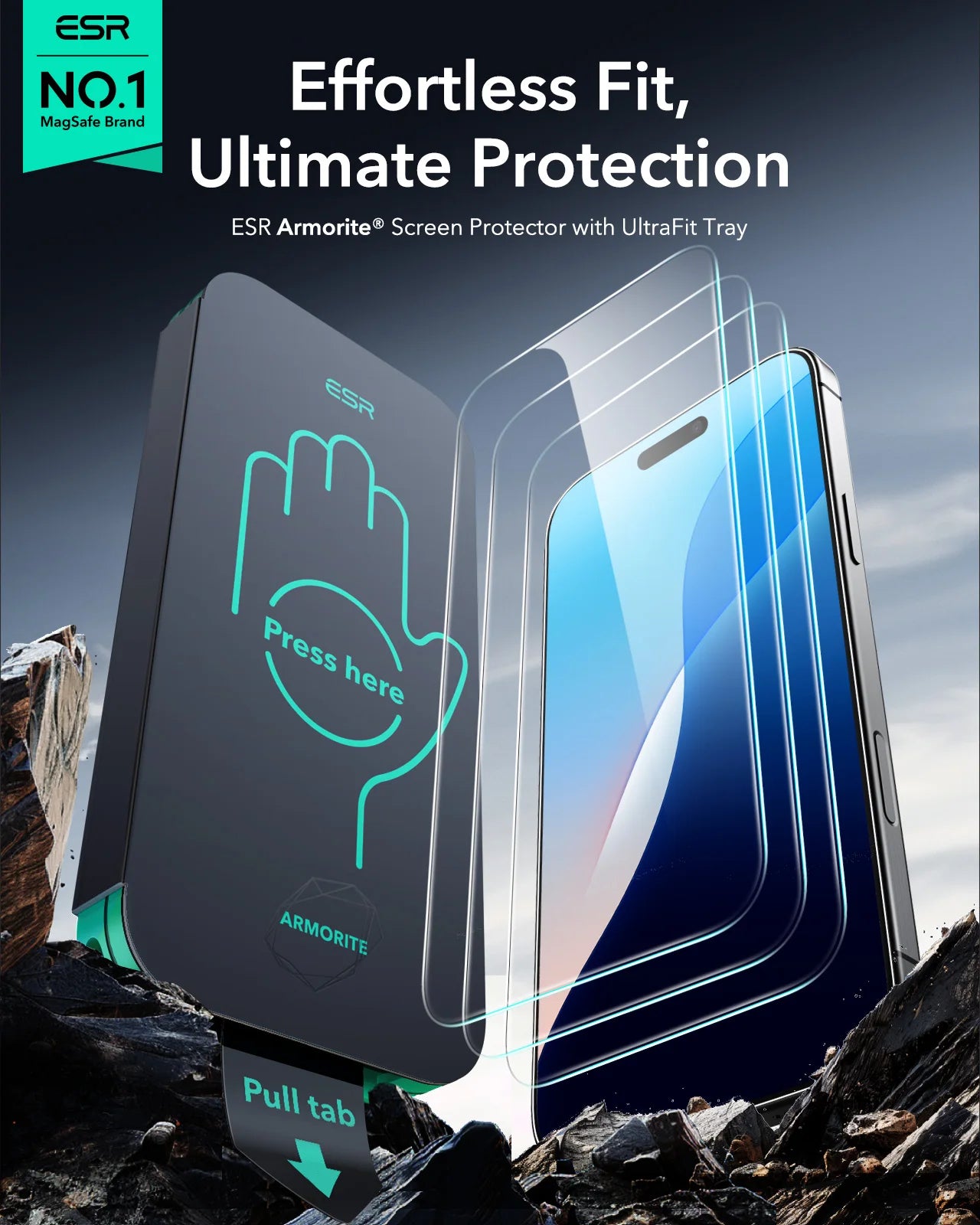 ESR Armored Screen Protector for iPhone