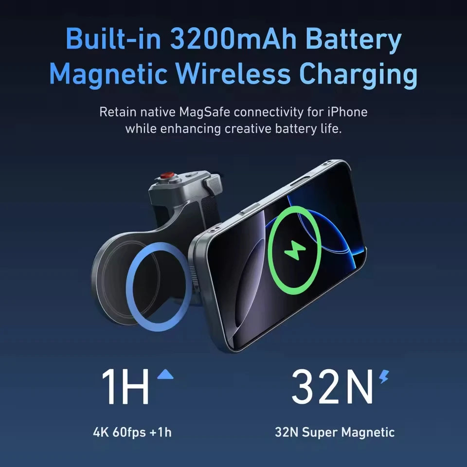 TELESIN Master Grip Kit for iPhone 17 Pro/Max Magnetic Case