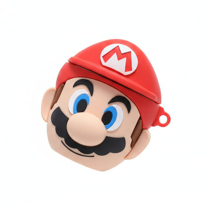 Super Mario Mushroom 3D AirPods Case Silicone
