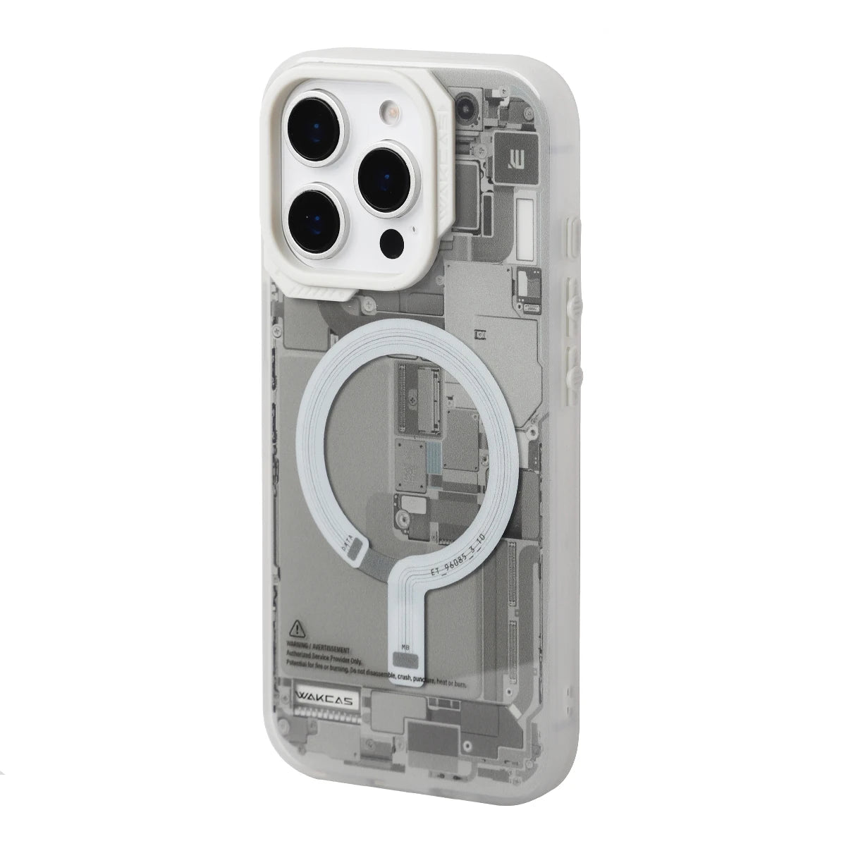 Wakcas Frosted Circuit Design Magnetic Apple iPhone Case