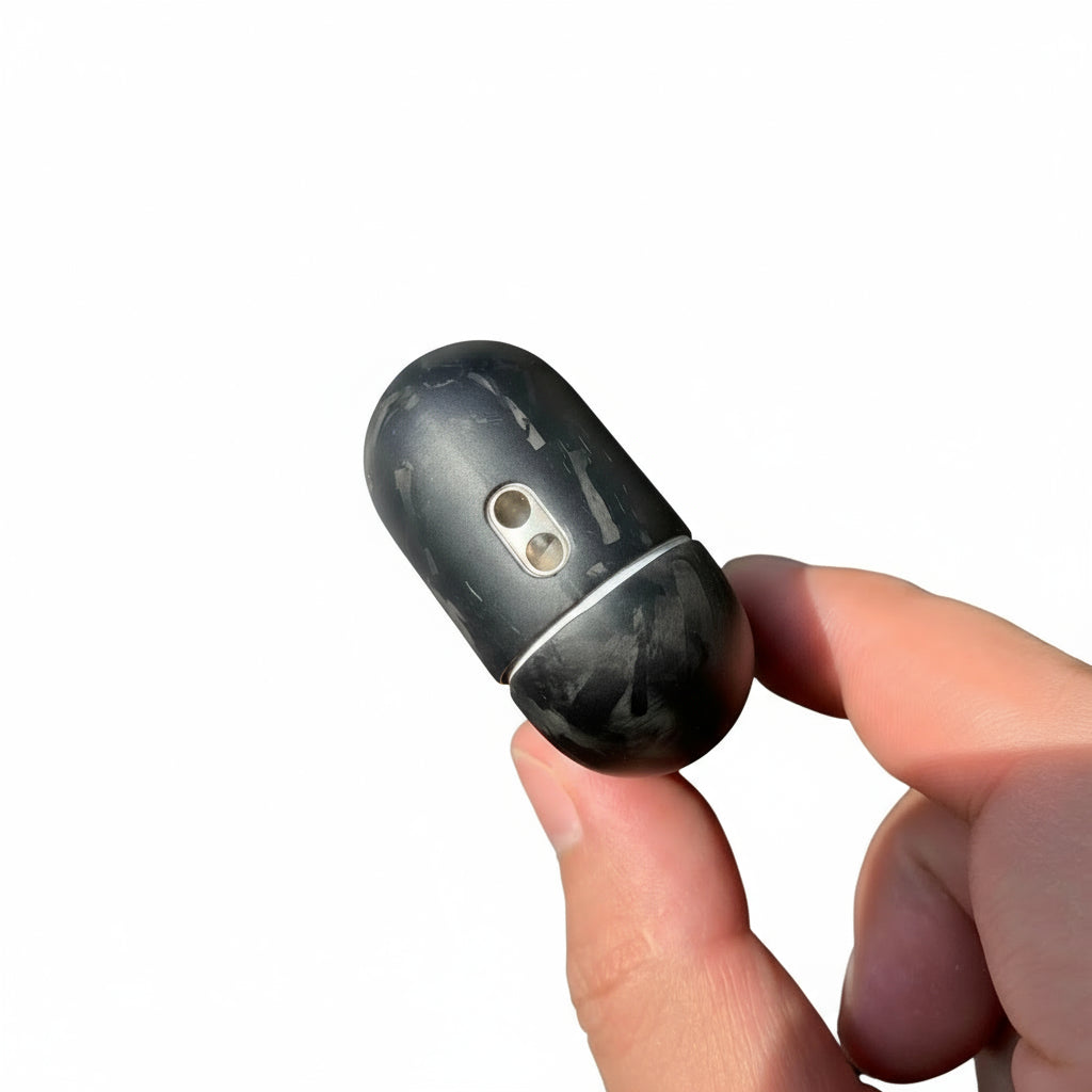 Premium Real Forged Carbon Fiber AirPods Case Ultra-Light Protective Cover