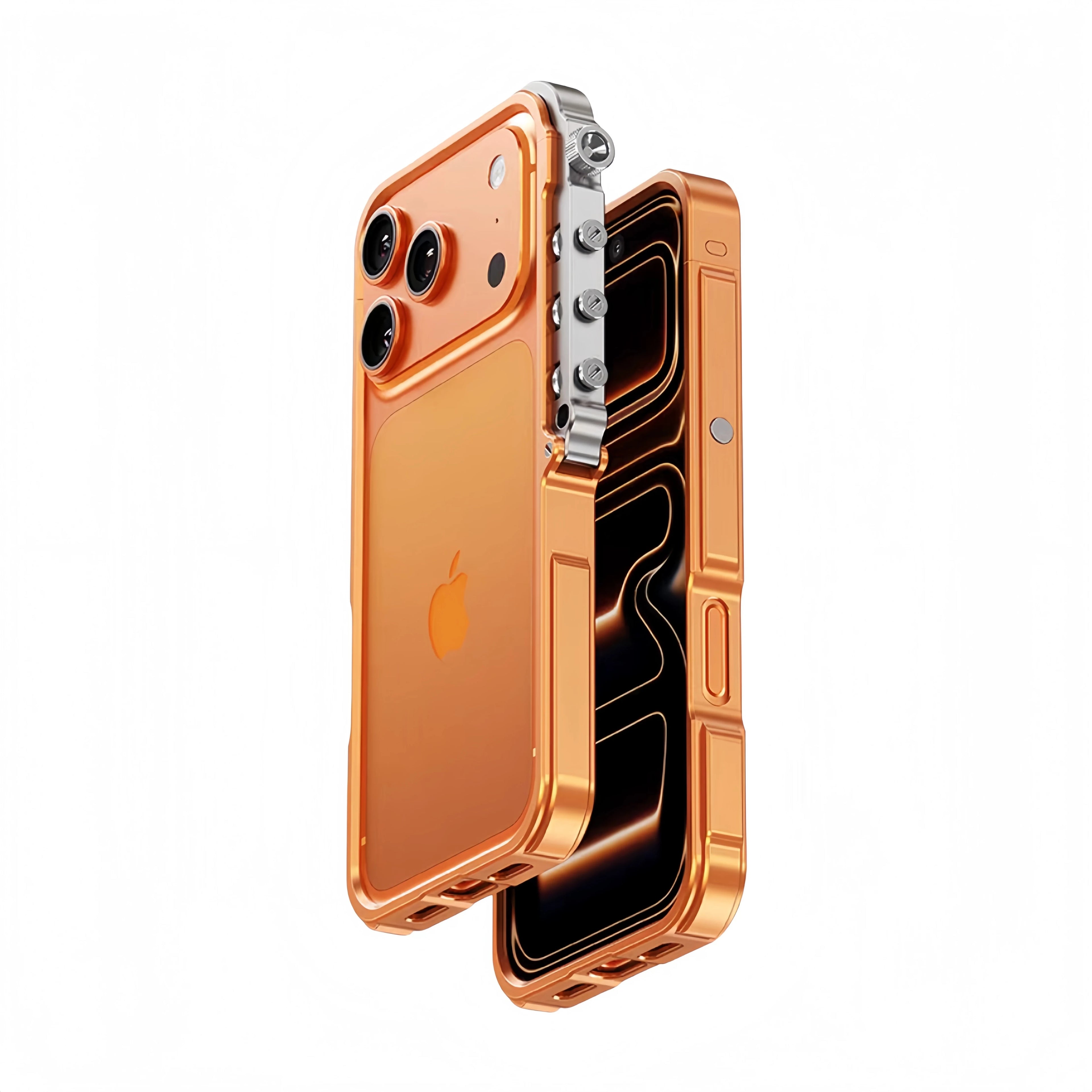 Aluminum Alloy Frame Case for iPhone Cyberpunk