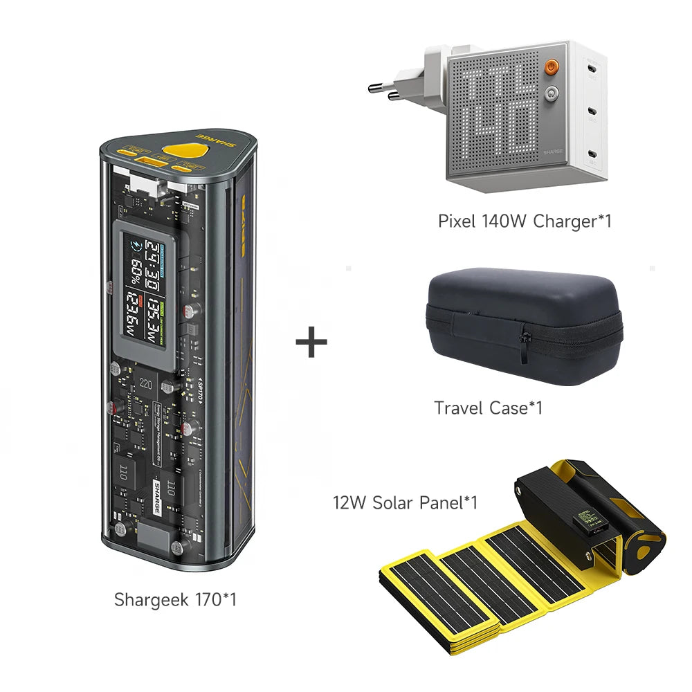 SHARGE 170 Power Bank 170W PD3.1 24000mAh