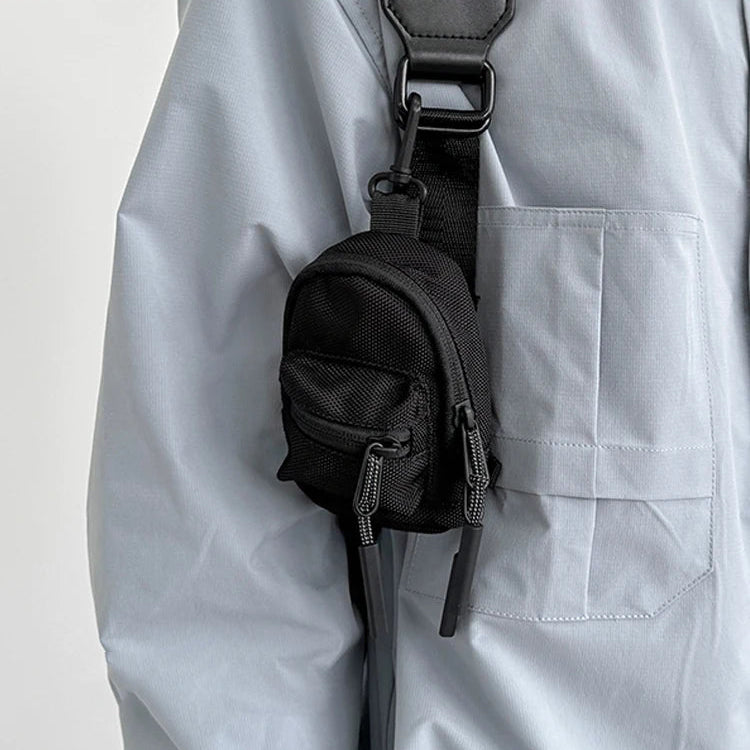 Mini Backpack AirPods Case Japanese Style with Lanyard