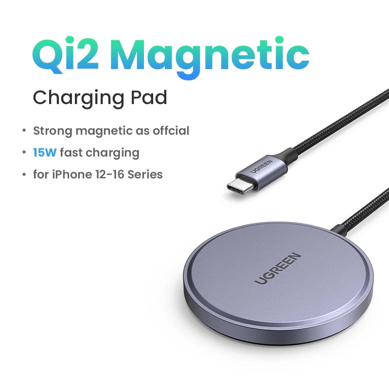 UGREEN 15W Magnetic Wireless Charger For iPhone