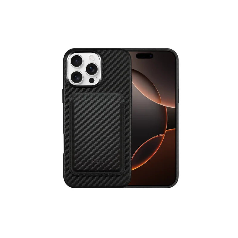 KZDOO Mag Noble Collection Carbon Pattern Case for iPhone 16 Series