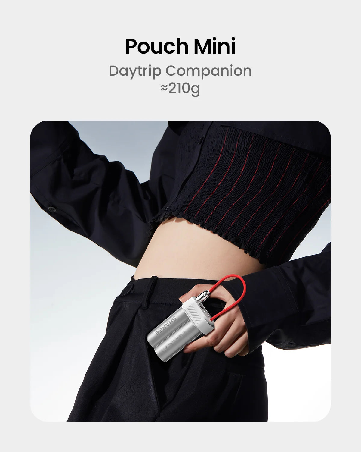 SHARGE Pouch Mini Power Bank 10000mAh
