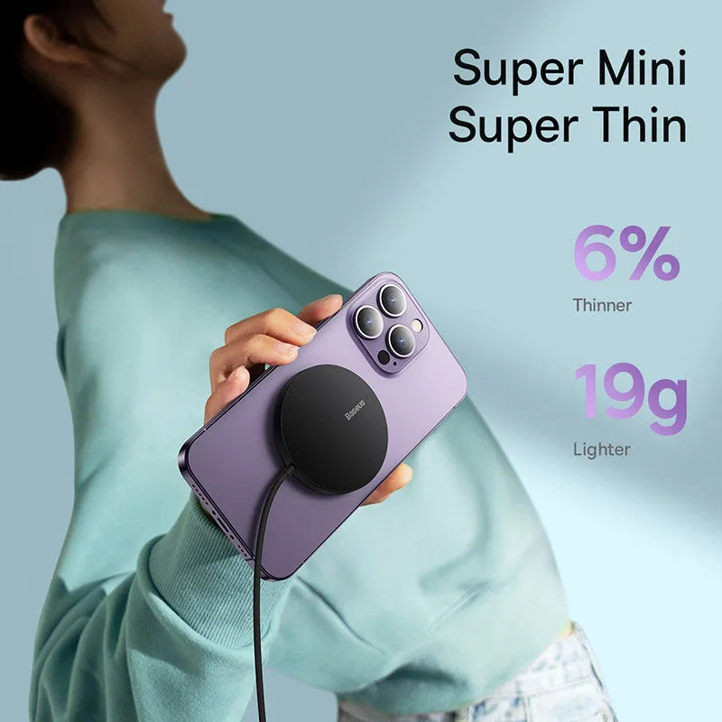 Baseus 15W Magnetic Wireless Chargers Qi2