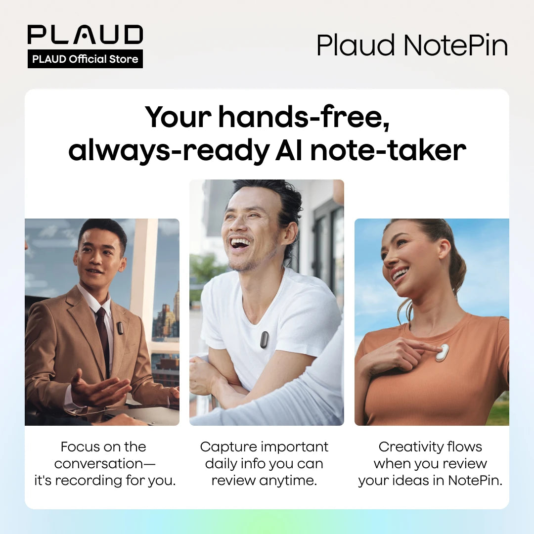 PLAUD NotePin AI Voice Recorder