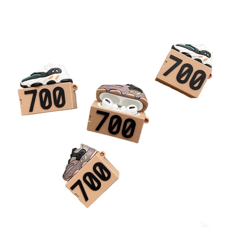 Yeezy 700 Sneaker Box AirPods Case Silicone