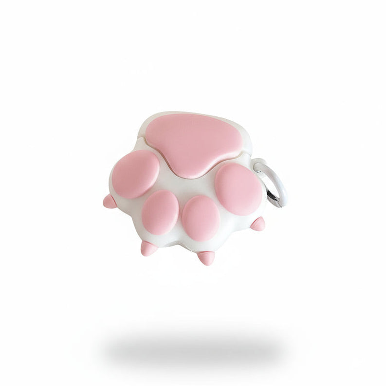 Cute Cat Paw AirPods Case 3D Silicone