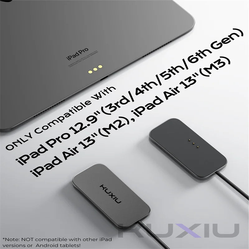 KUXIU M30 Magnetic Wireless Charger for iPad Pro/Air