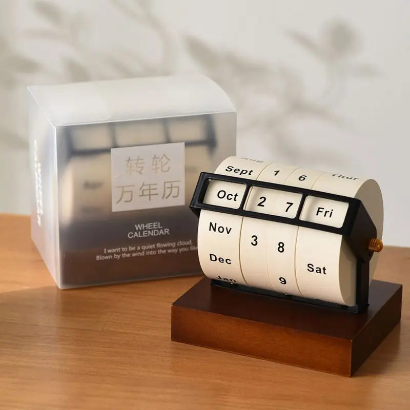 Rotating Wheel Perpetual Calendar