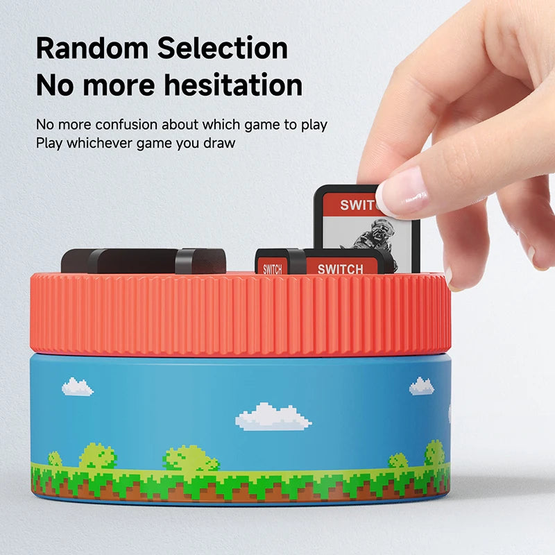 Switch Rotating Game Card Cover 10 Slots Creative Storage Holder