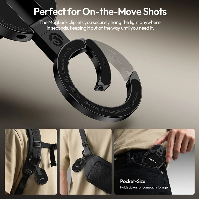 Ulanzi MA39 MagLock Suction Cup Mount Magnetic Stand