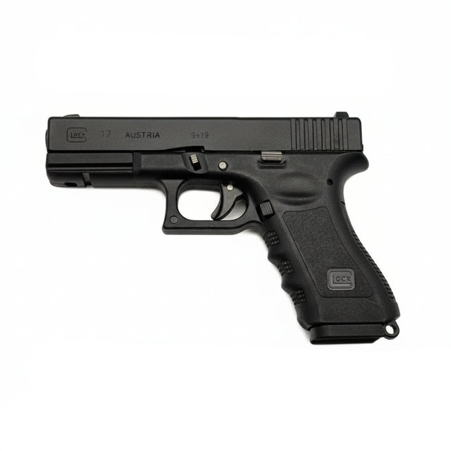 Glock G17 Metal Keychain 1:3 Scale with Magazine & Mini Bullets